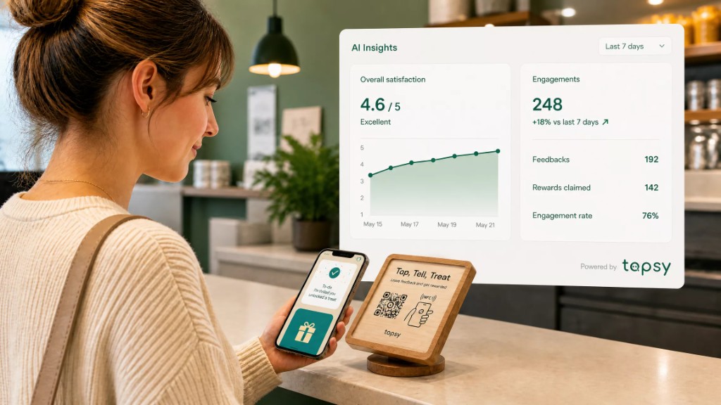 Customer engagement that starts with a tap