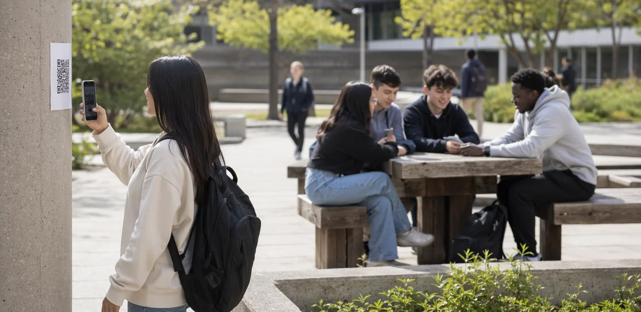 Waarom de plaatsing van QR-codes op de campus belangrijk is