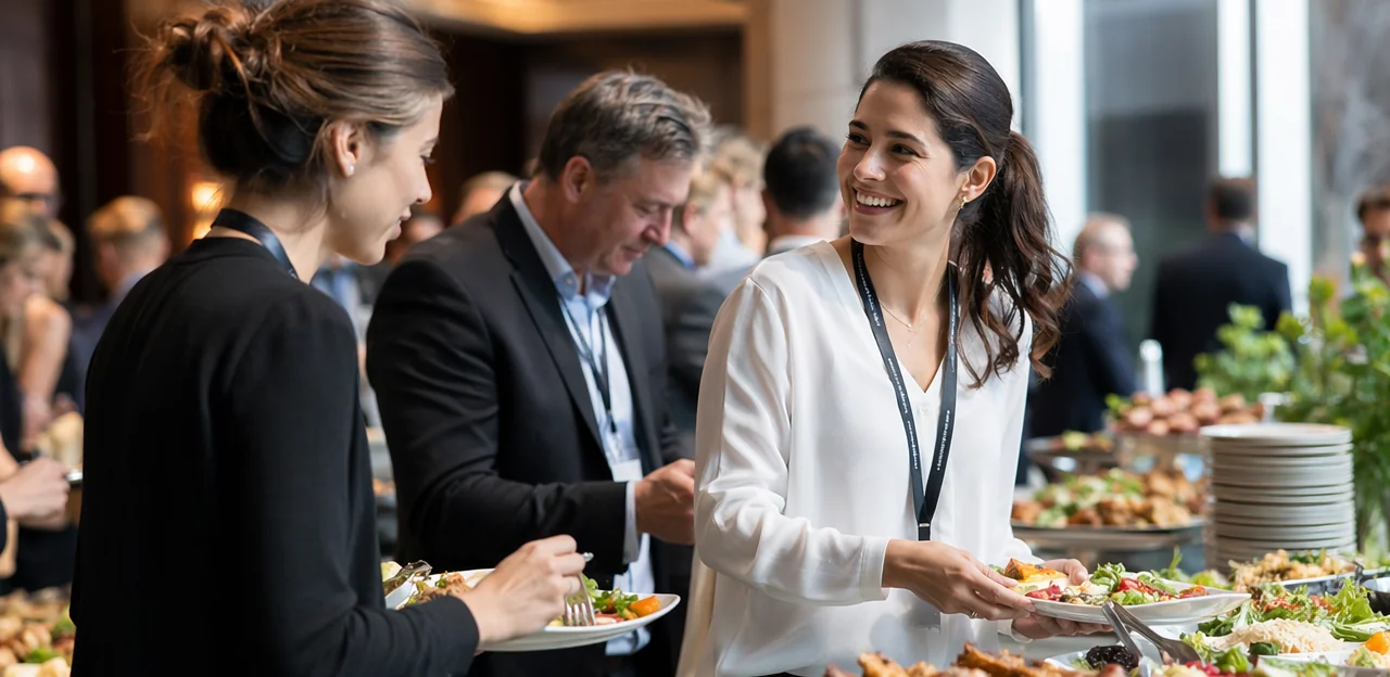 Feedback sobre catering em eventos: perguntas que evitam erros recorrentes