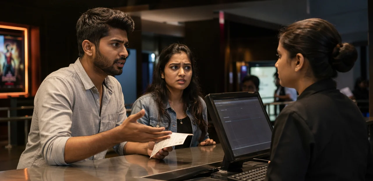 How customers typically act on cinema complaints