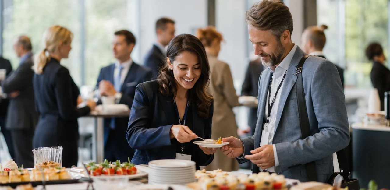 Sondaggio di feedback sul catering per conferenze