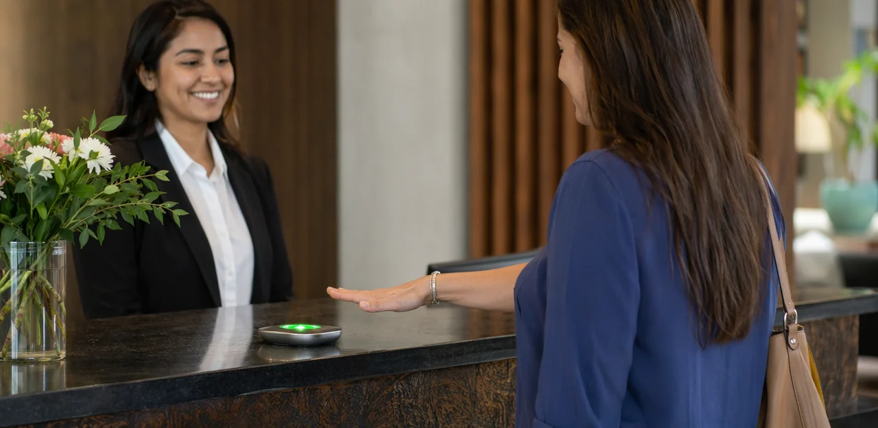 Come funziona un punto di feedback contactless