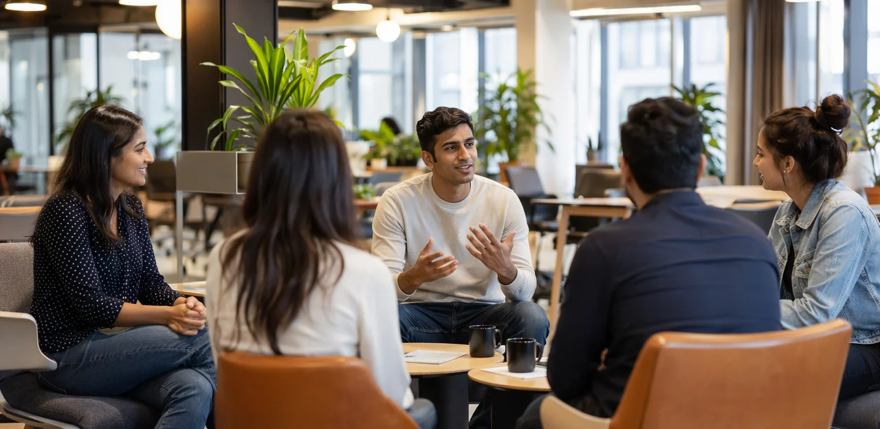 Construindo uma cultura orientada por feedback em escritórios de coworking