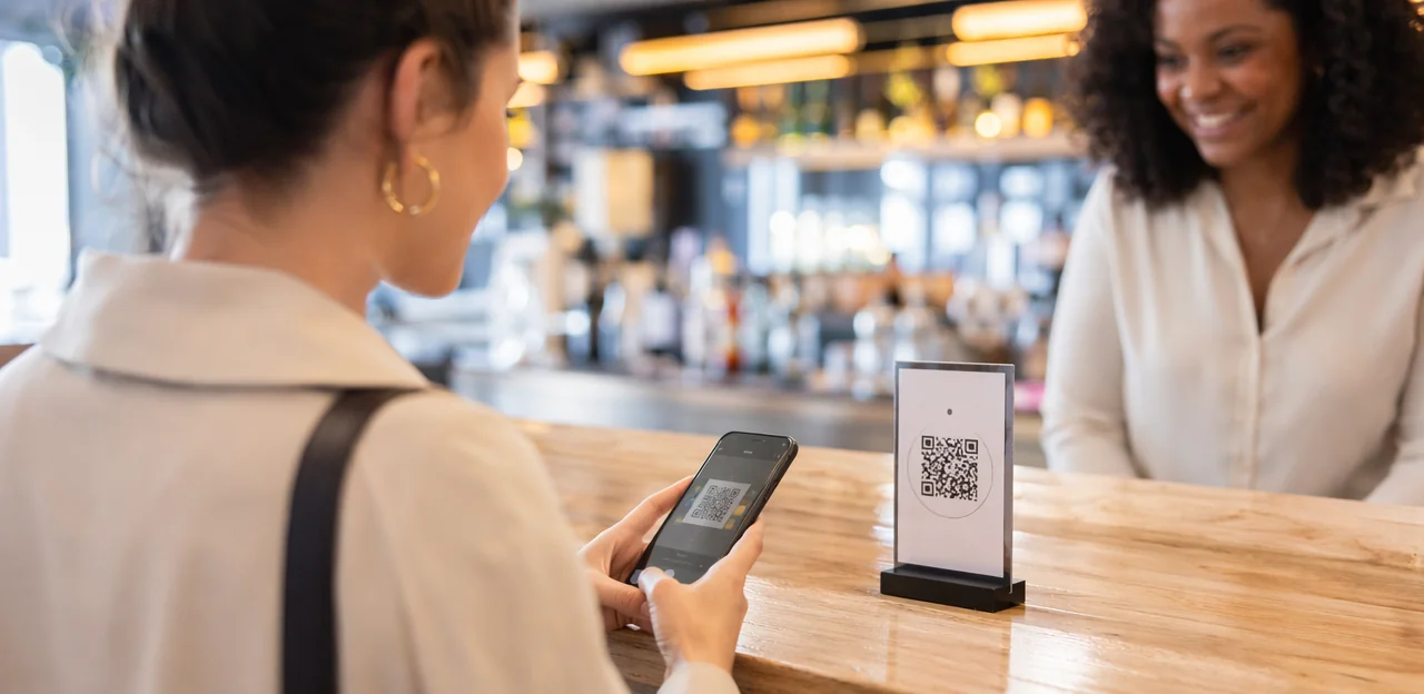 Placas Personalizadas com QR Code para Locais Físicos
