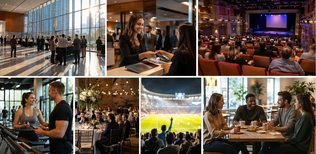 Branchenübergreifende Anwendungsfälle für Venue-Betreiber