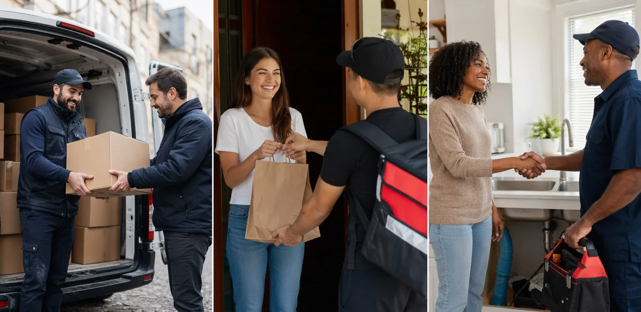 Avantages pour les équipes de logistique, de livraison de repas et de services à domicile
