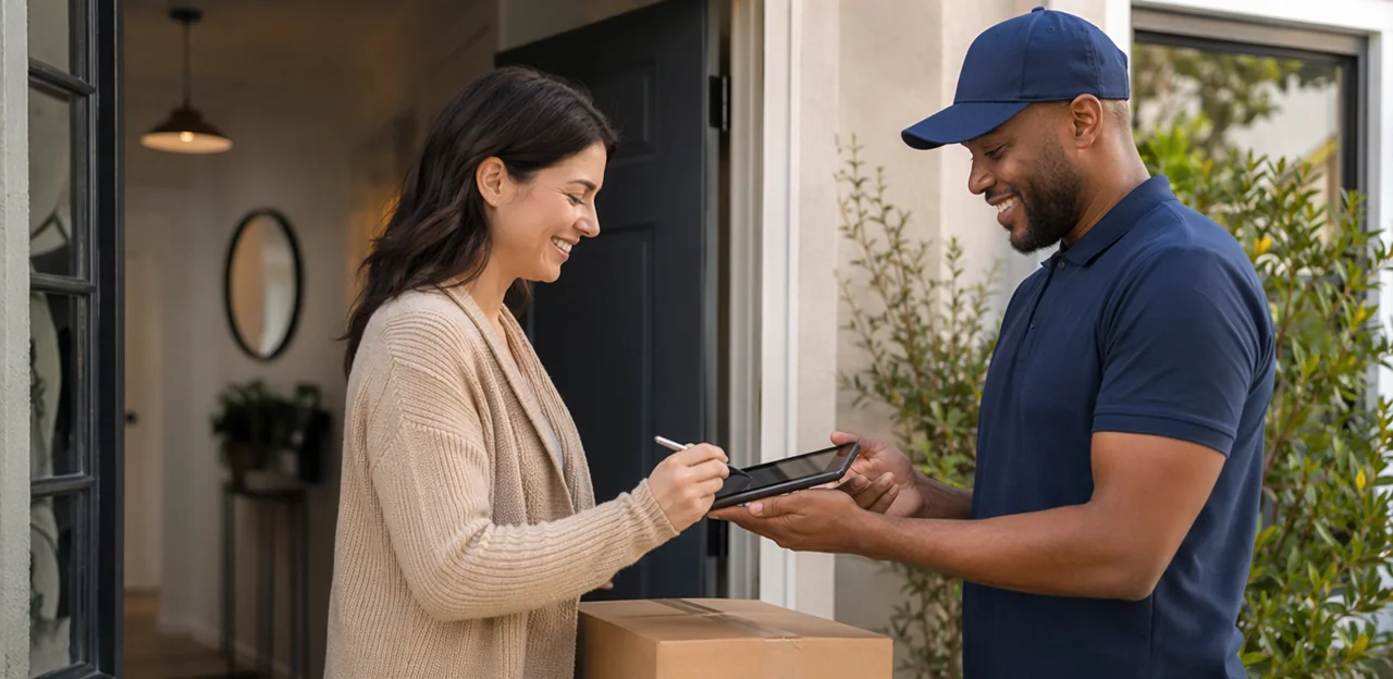 Logiciel de feedback de livraison pour la logistique, la livraison de repas et les services à domicile