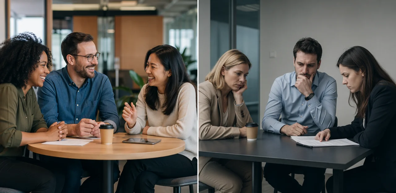 App de feedback para empleados vs feedback sin app: diferencias clave