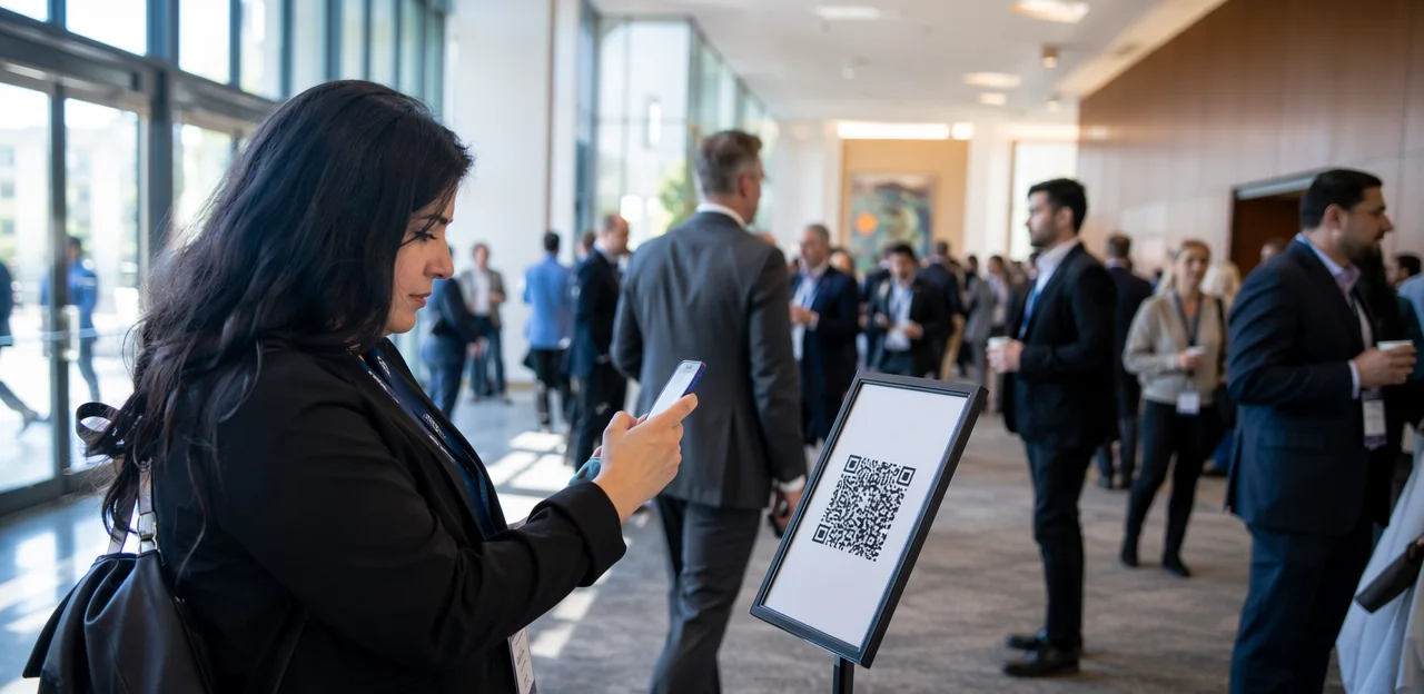 Event Feedback QR Signage Examples