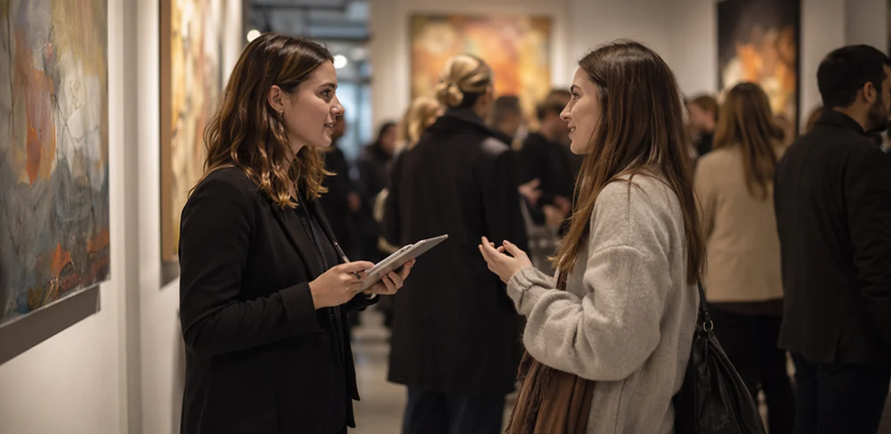 When and where to collect exhibition feedback
