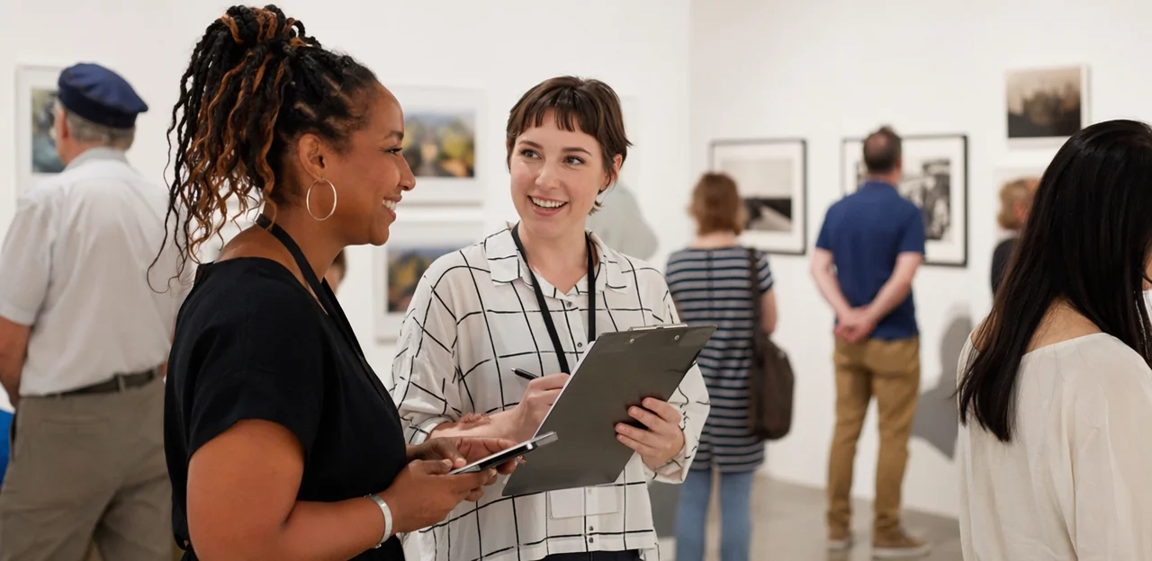 Melhores formas de recolher feedback dos visitantes da galeria