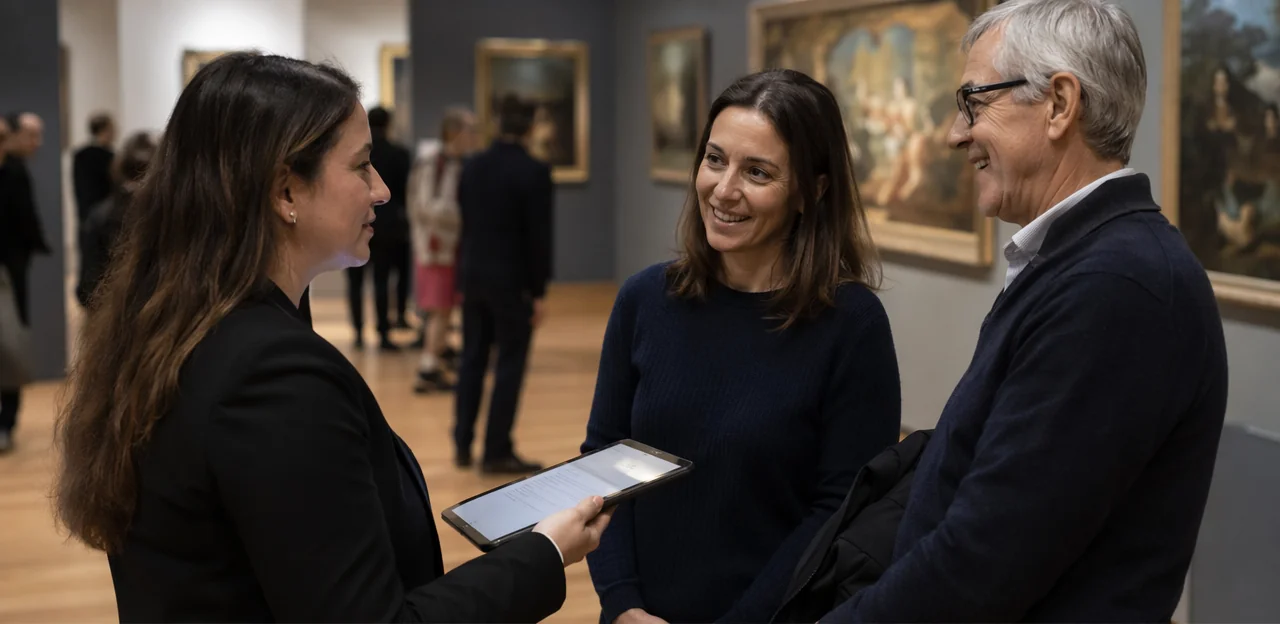 Feedback de visitantes de galerias: perguntas simples para melhorar exposições