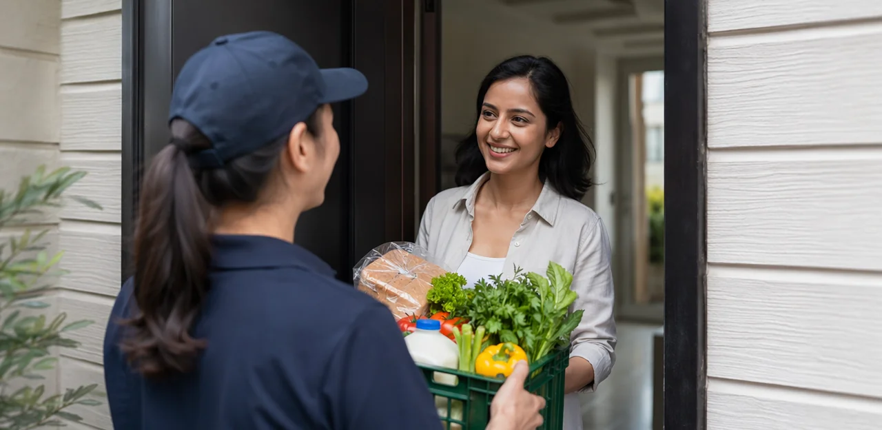 Comentarios sobre entrega de comestibles: preguntas sobre frescura, sustituciones y tiempos