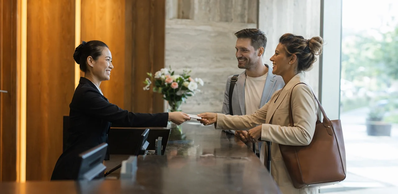 Coletando respostas melhores dos hóspedes do hotel