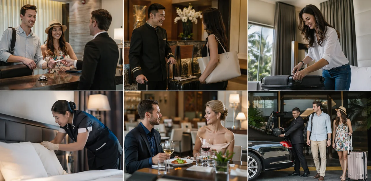 Beispiele für Hotelgäste-Feedback nach Phase der Guest Journey
