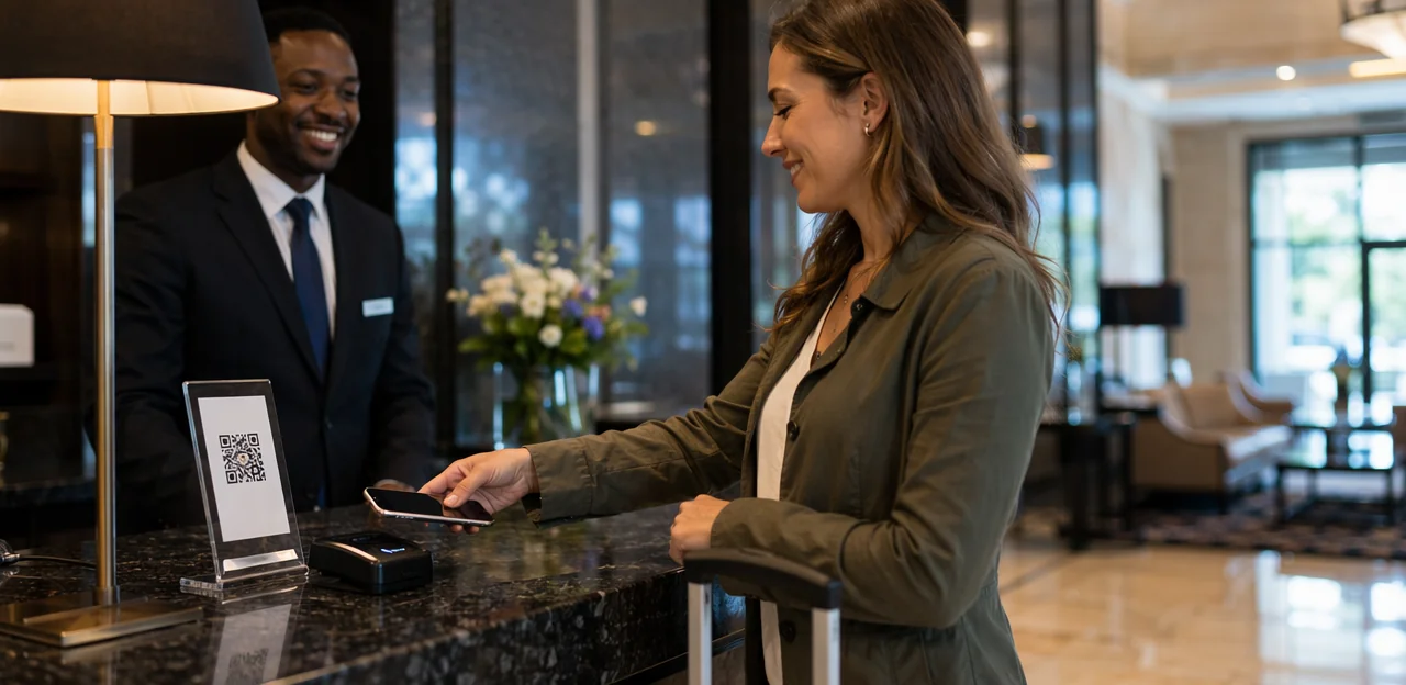 Meilleures stratégies de placement des QR codes et du NFC dans les halls d’hôtel