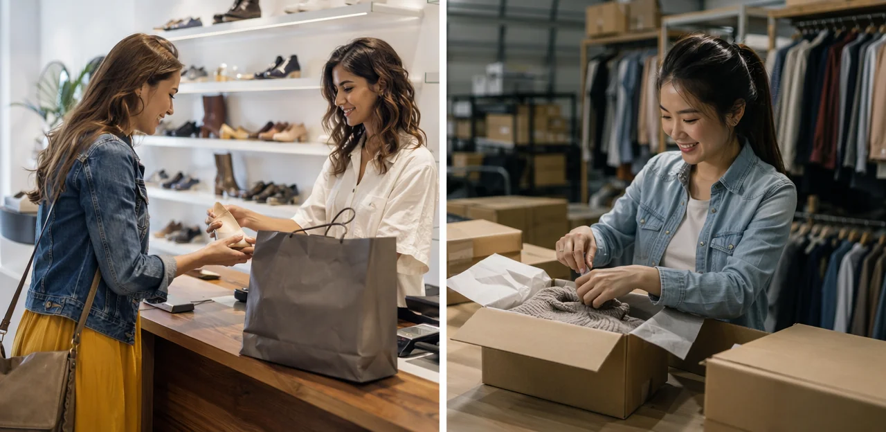 Conecte locais físicos com o site e a experiência omnichannel