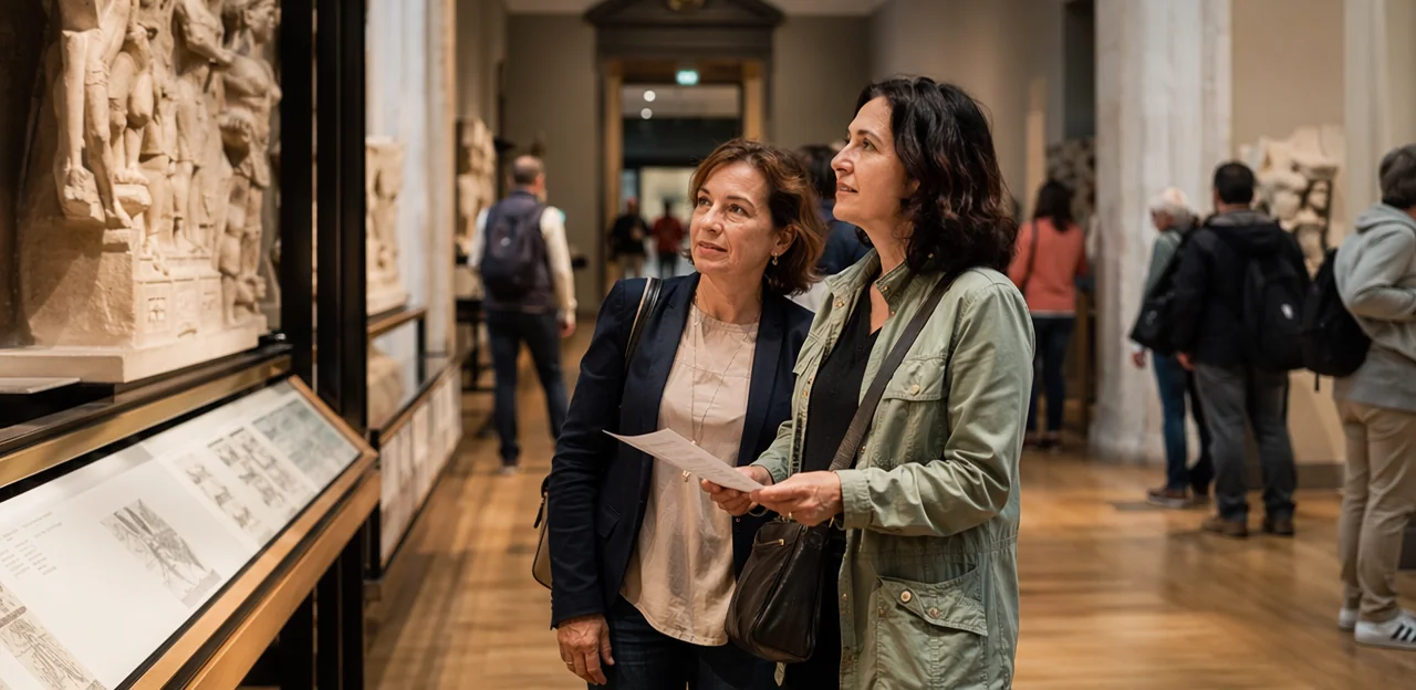 Museum feedback questions for exhibitions, wayfinding, staff, and facilities