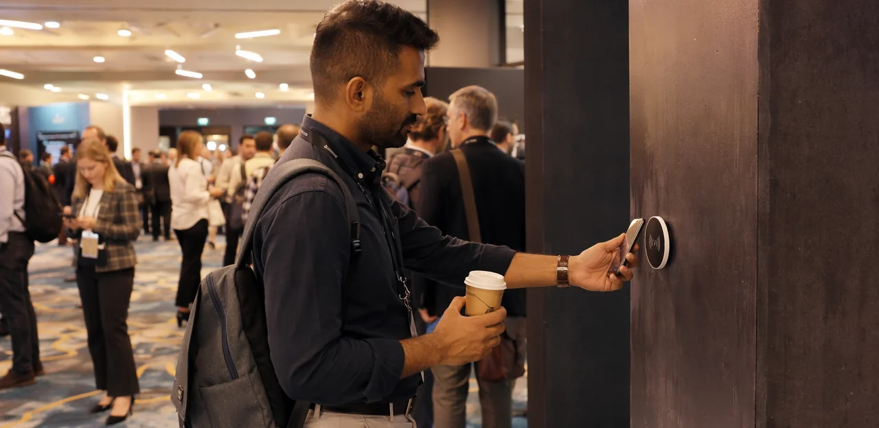 Pontos de Feedback NFC para Conferências