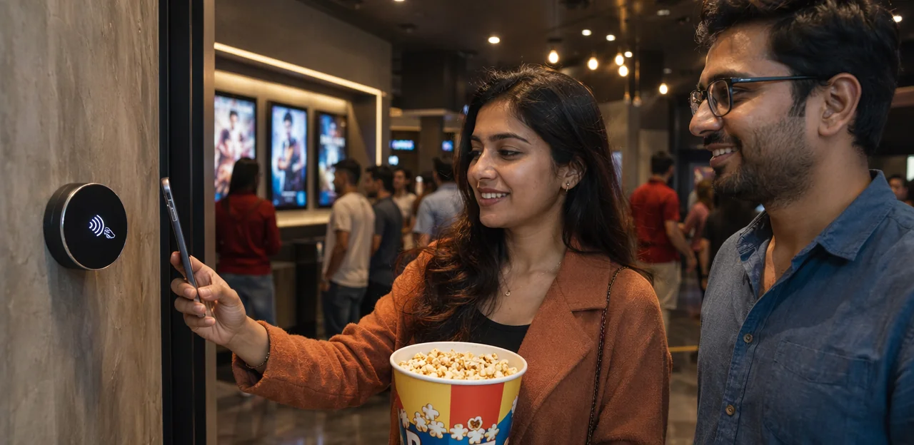Feedback NFC per cinema: tocca per valutare orari, posti e servizio