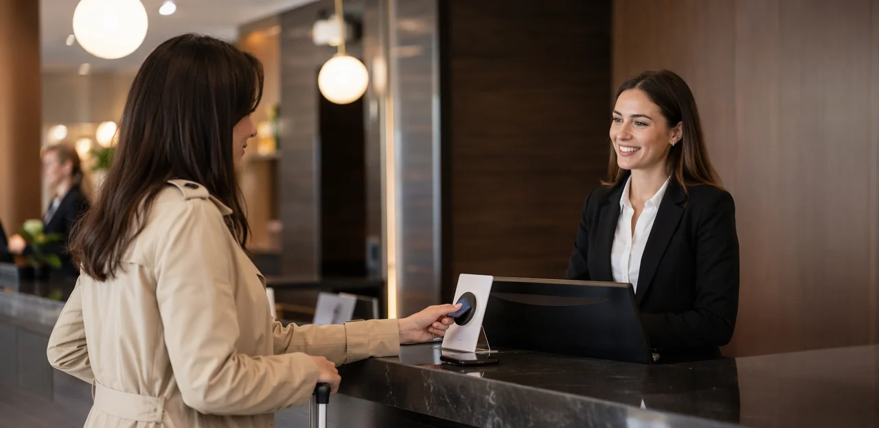 Mejores prácticas para implementar feedback NFC en recepción