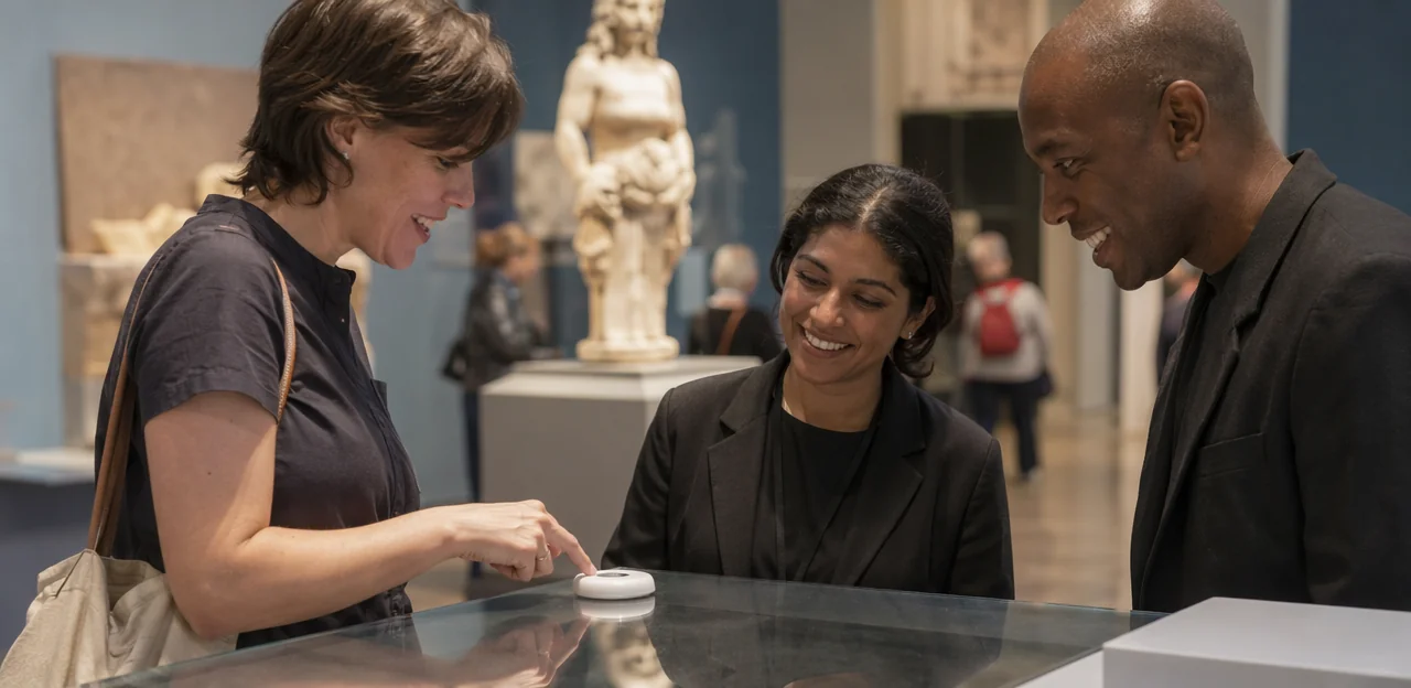 Benefits of NFC feedback for museum teams