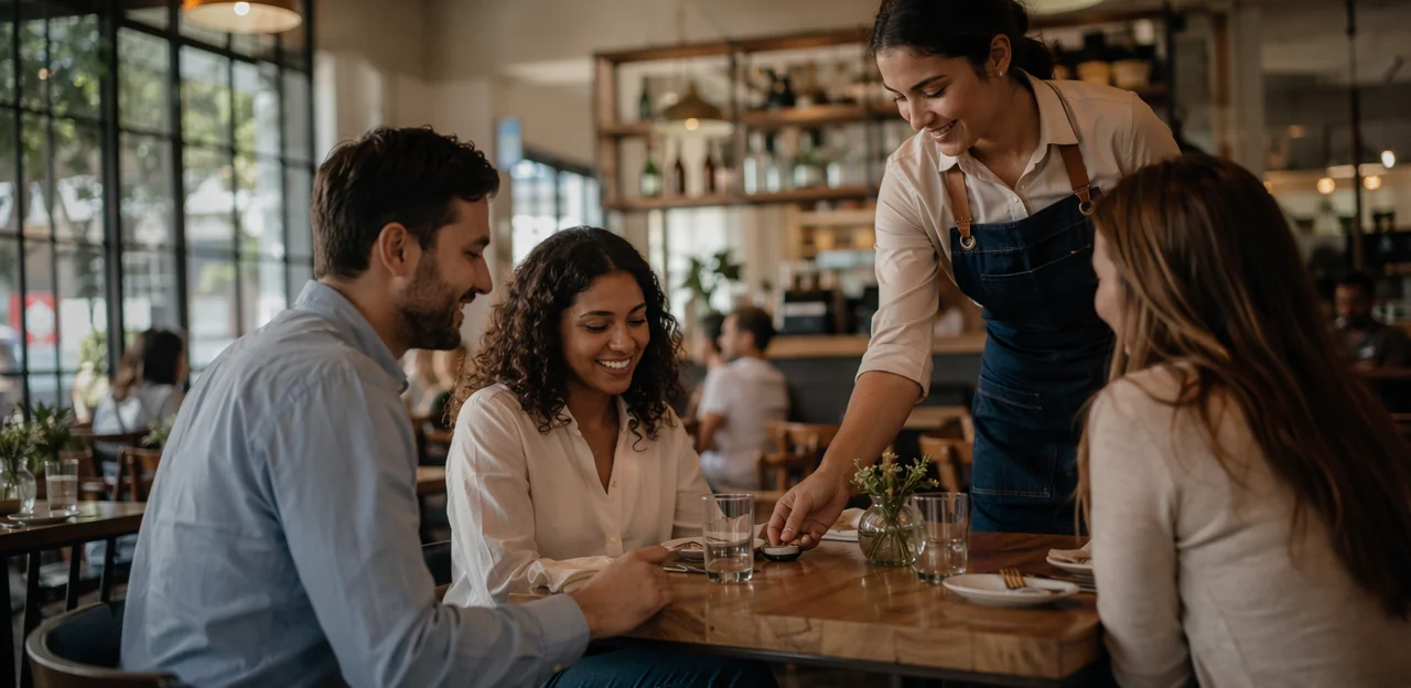 Feedback al tavolo con NFC per ristoranti