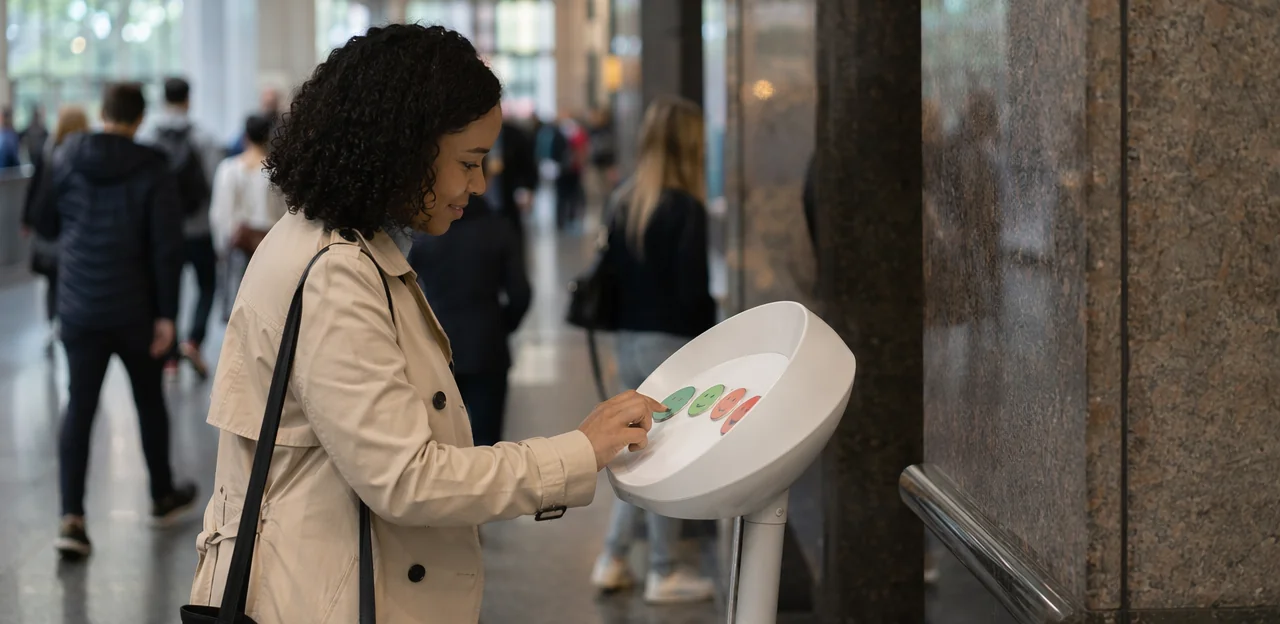 Por que os pontos físicos de feedback ainda importam na experiência moderna do cliente