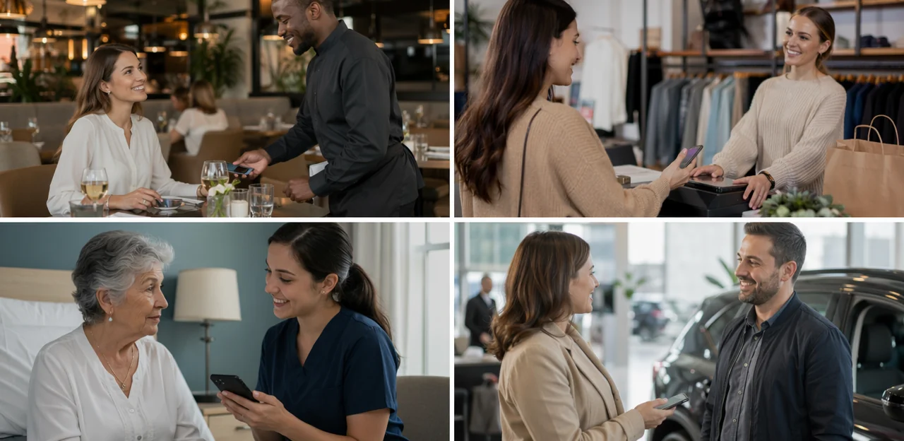 Cross-Industry Use Cases for NFC and Hybrid QR Feedback Programs
