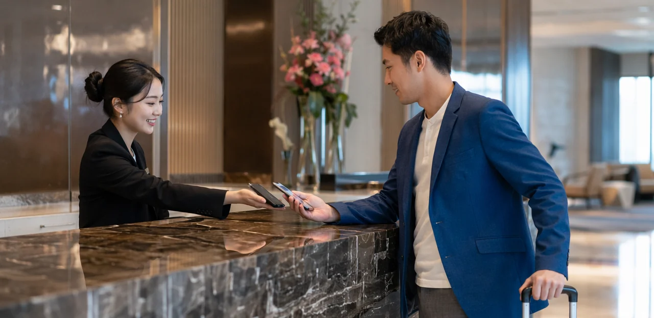 Alternative au code QR : retour client par simple contact NFC