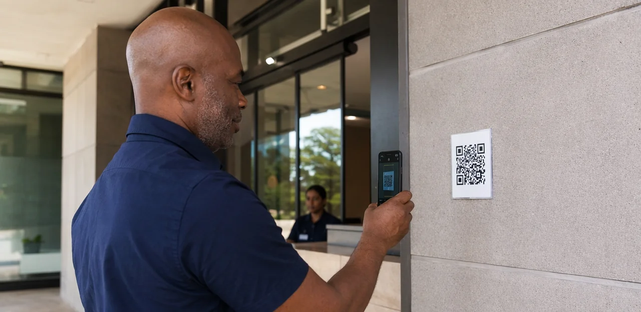 Ideias práticas de configuração para um QR code de reporte de problemas no imóvel