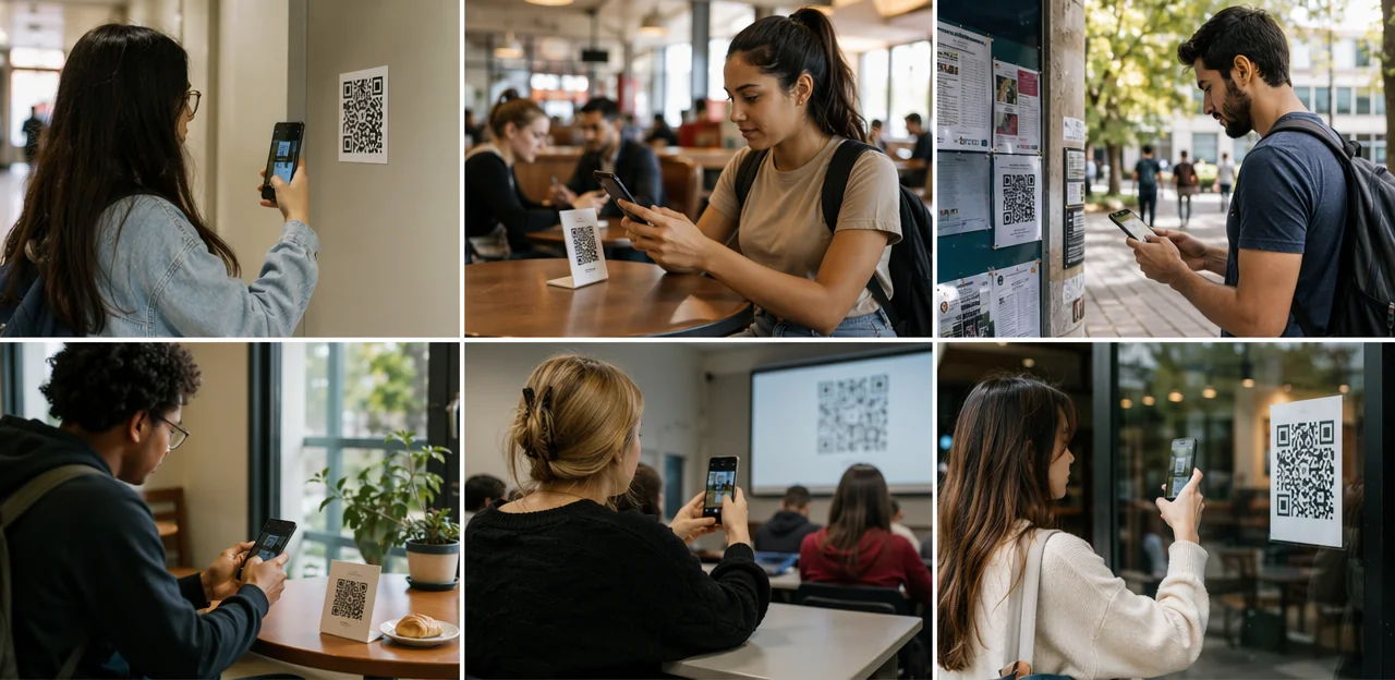 Practical Student Feedback QR Code Use Cases Across Campus