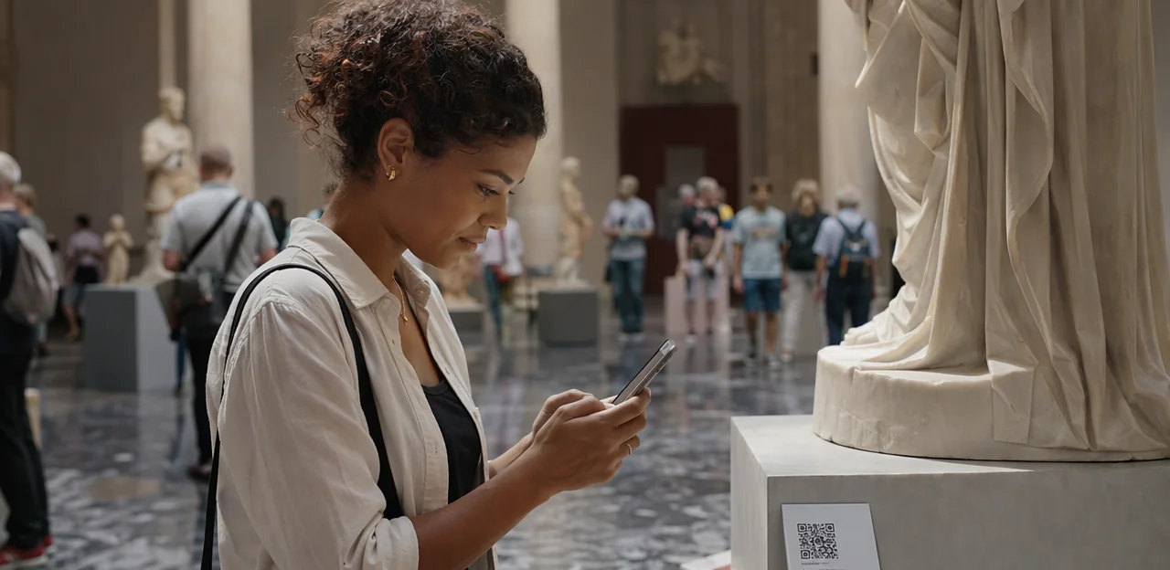 Encuestas con códigos QR para museos