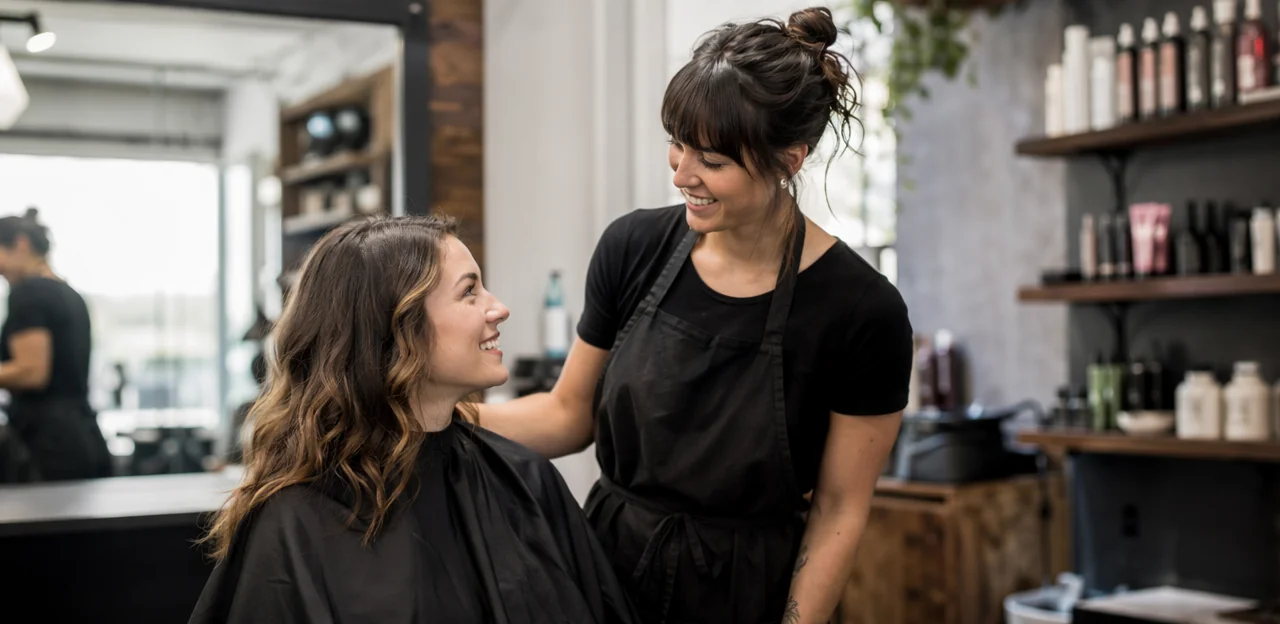 Salonsjablonen voor feedback over servicekwaliteit