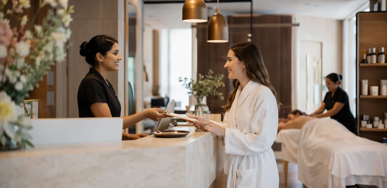 Spa client journey feedback: from booking to post-treatment