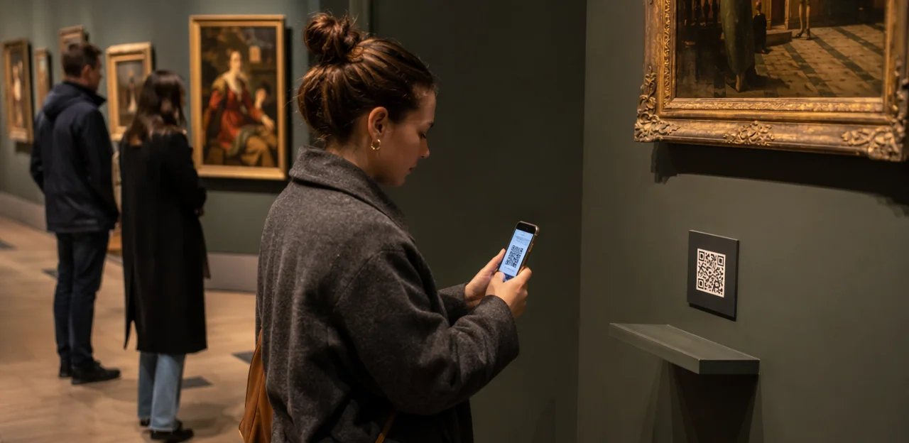 Visitor Feedback QR Code for Museums