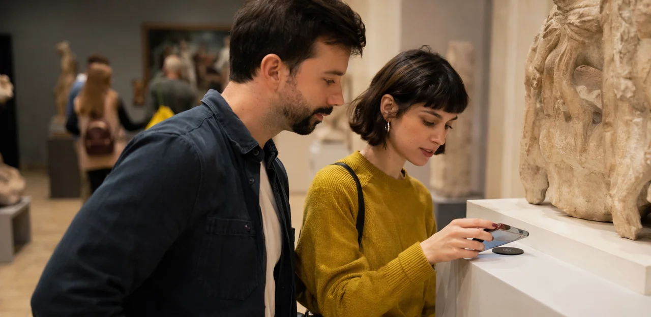 NFC- en QR-contactpunten gebruiken om betere museumfeedback te verzamelen