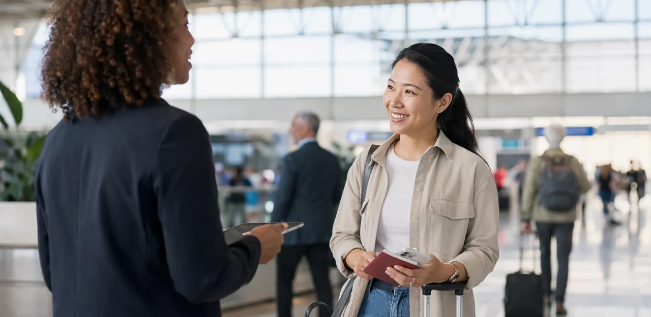 Where airports should collect passenger feedback