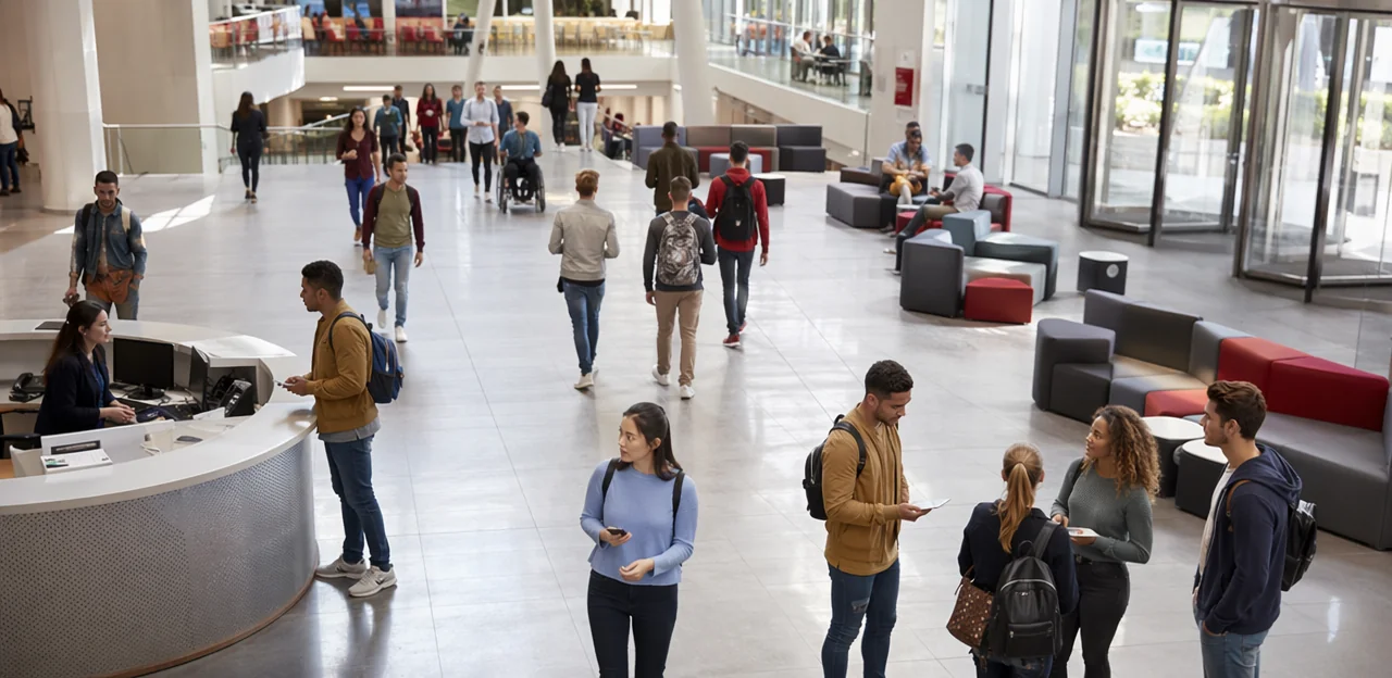 Best places to install feedback points around a campus