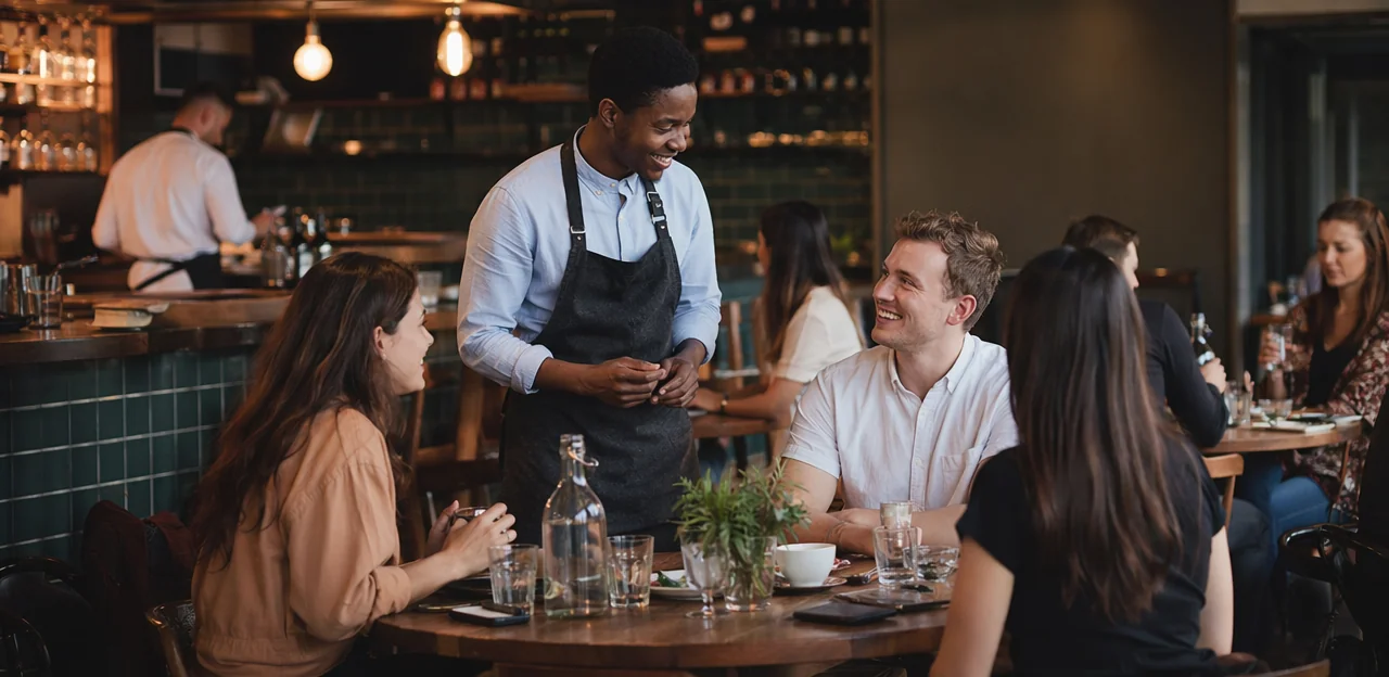 Où placer les points de contact de feedback dans un restaurant ou un café