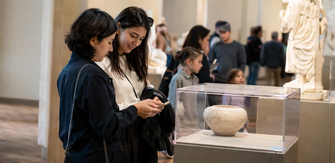 Onde posicionar pontos de feedback dentro de um museu